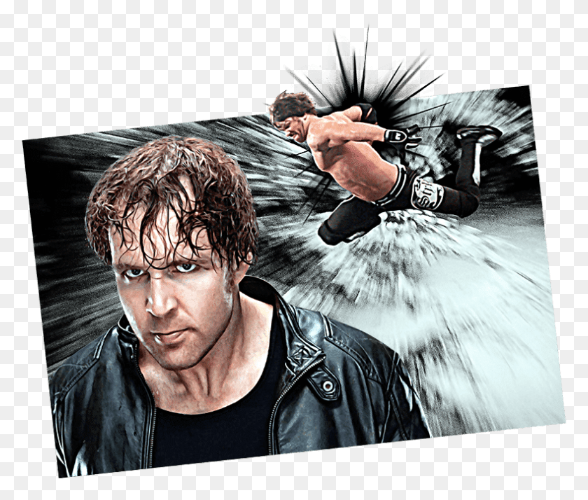 788x661 Aj Styles Dean Ambrose Illustration, Person, Human, Sport HD PNG Download