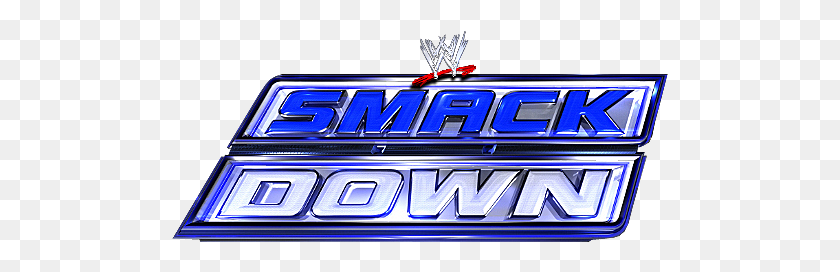 496x212 Aj Styles Shinsuke Nakamura Contract Signing Turns Wwe Smackdown Logo, Game, Sport, Sports HD PNG Download
