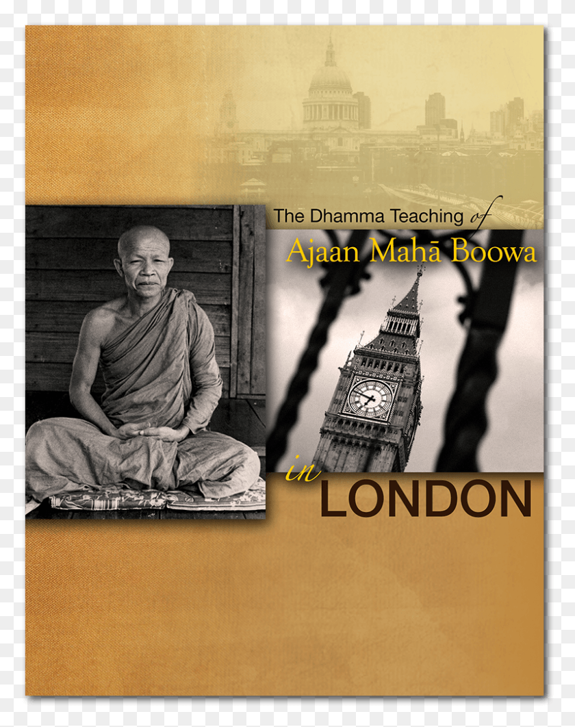 796x1023 Ajaan Boowa In London Big Ben, Person, Human, Monk HD PNG Download