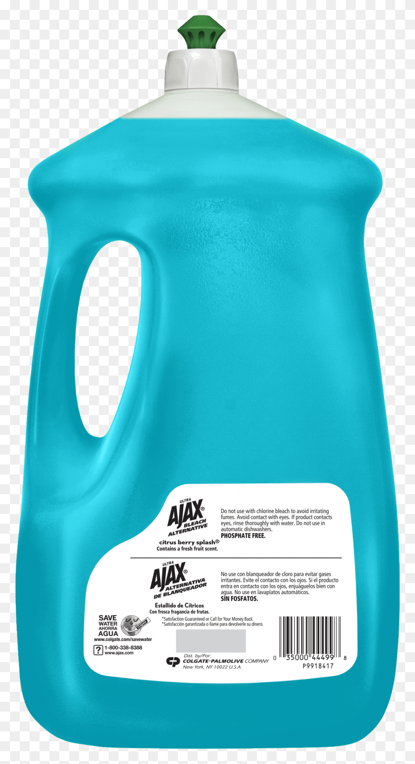 1249x2381 Ajax Ultra Triple Action Liquid Dish Soap Bleach Alternative, Jug, Lamp, Water Jug HD PNG Download