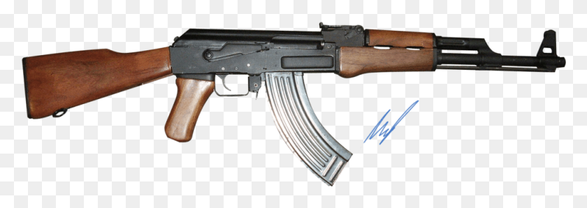 1001x306 Ak 47 Render, Gun, Weapon, Weaponry HD PNG Download