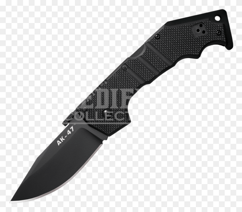 835x725 Ak 47 Series Folding Knife By Cold Steel Cold Steel Ak, Blade, Weapon, Weaponry HD PNG Download