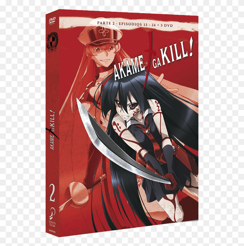 527x789 Descargar Akame Ga Kill Episodios 13 A 24 Edicion Dvd Akame Ga Kill Ps, Poster, Publicidad, Comics Hd Png