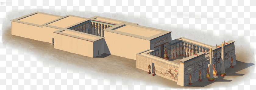 2597x919 Akhenaten Temple Of Aten Clipart PNG