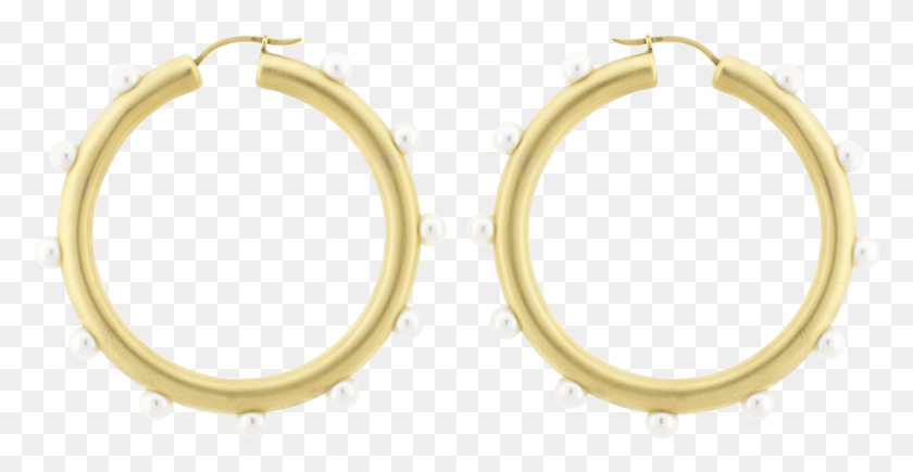 932x449 Akoya Pearl Hoop Earrings Earrings, Bracelet, Jewelry, Accessories HD PNG Download