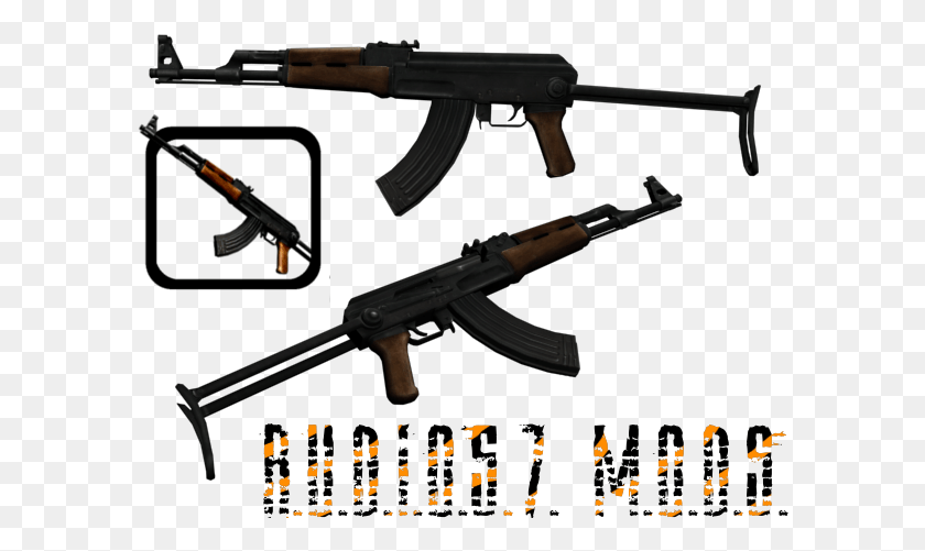 592x441 Aks 47 Is A Kalashnikov Variant Made For Soviet Paratroopers Magpul Moe Ak Plum, Gun, Weapon, Weaponry HD PNG Download