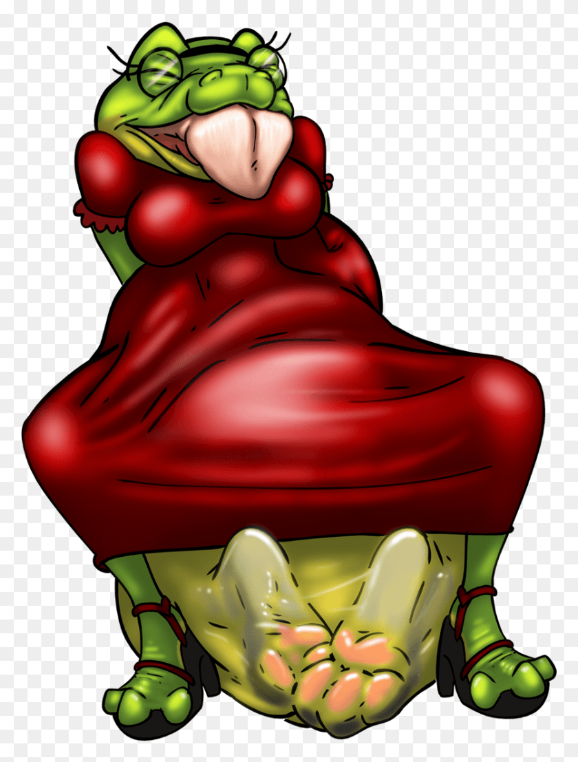 835x1121 Aku And The Frog Lady Frog Lady, Toy, Plant, Clothing HD PNG Download