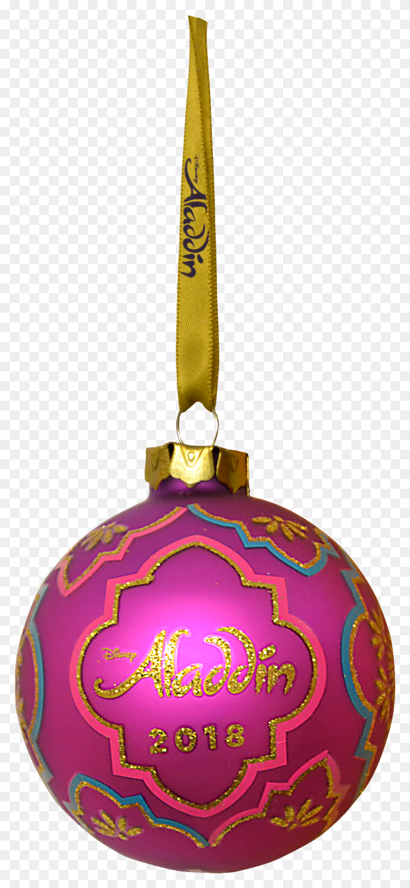 887x1999 Aladdin 2018 Glass Ball Ornament Christmas Ornament, Sphere HD PNG Download