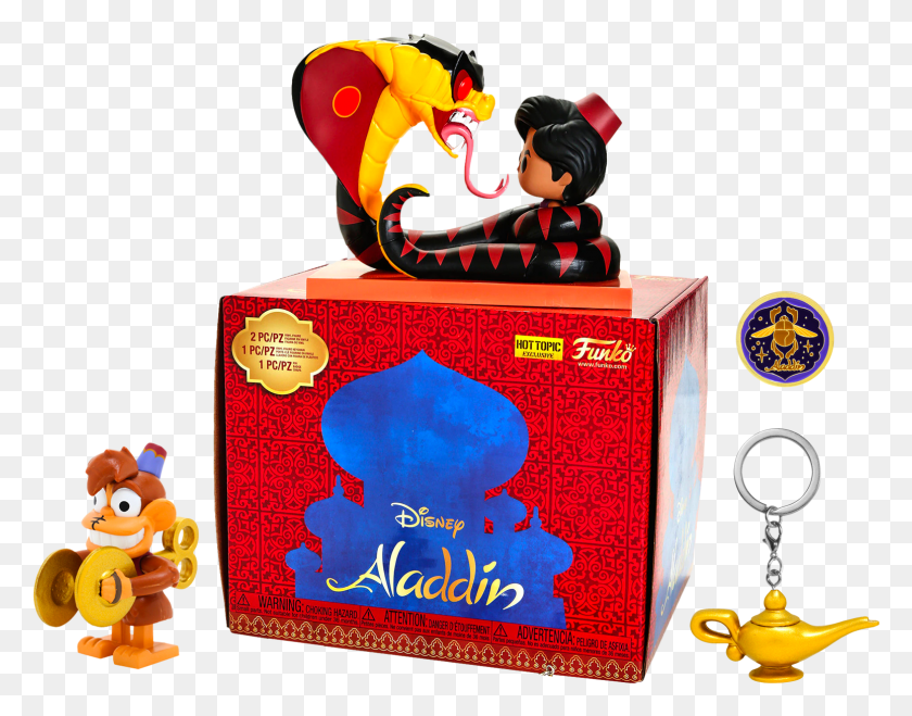 1550x1191 Descargar Png Aladdin Hot Topic Aladdin Funko Box, Super Mario, Figurine, Multitud Hd Png