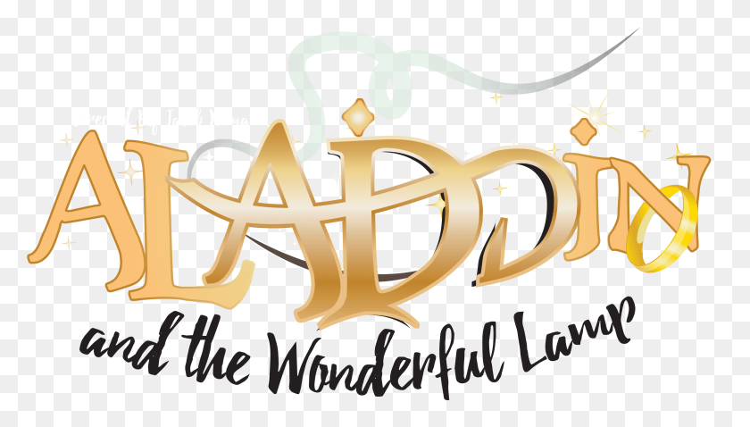 2906x1561 Aladdin Logo Calligraphy, Text, Label, Alphabet HD PNG Download