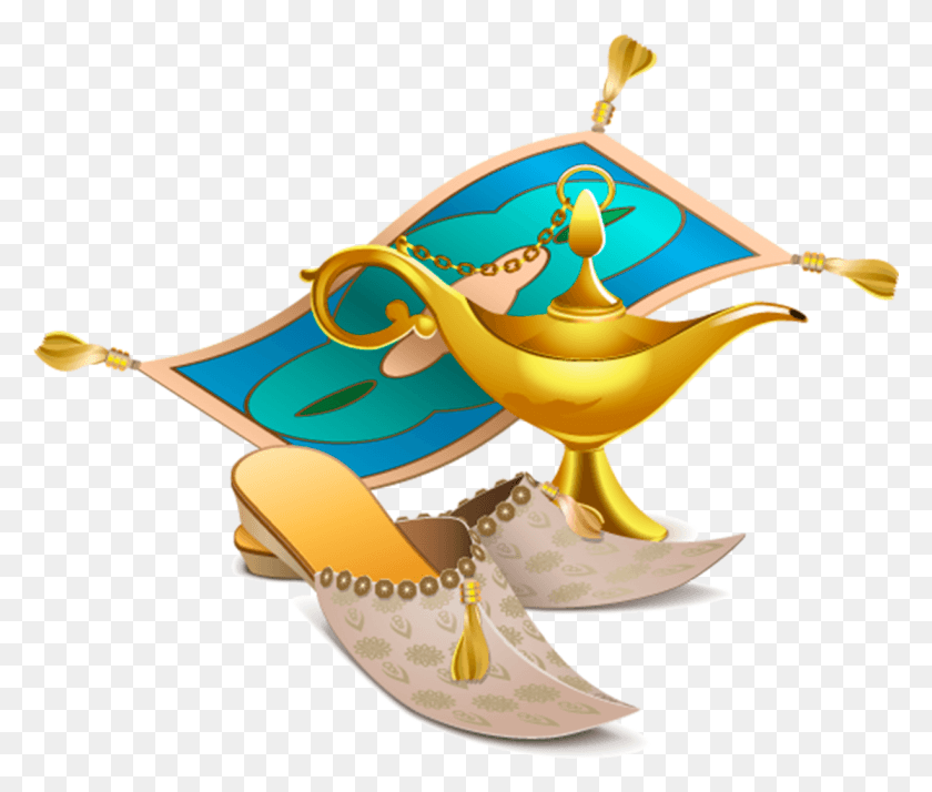 1225x1028 Aladino Y La Lmpara Maravillosa Векторная Графика, Животное, Золото, Морская Жизнь Png Скачать