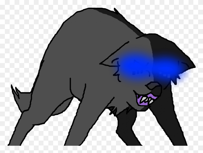 795x582 Alador From Wolf Song With Glowing Blue Eyes Snarling Alador From Wolf Song, Animal, Mammal, Wildlife HD PNG Download