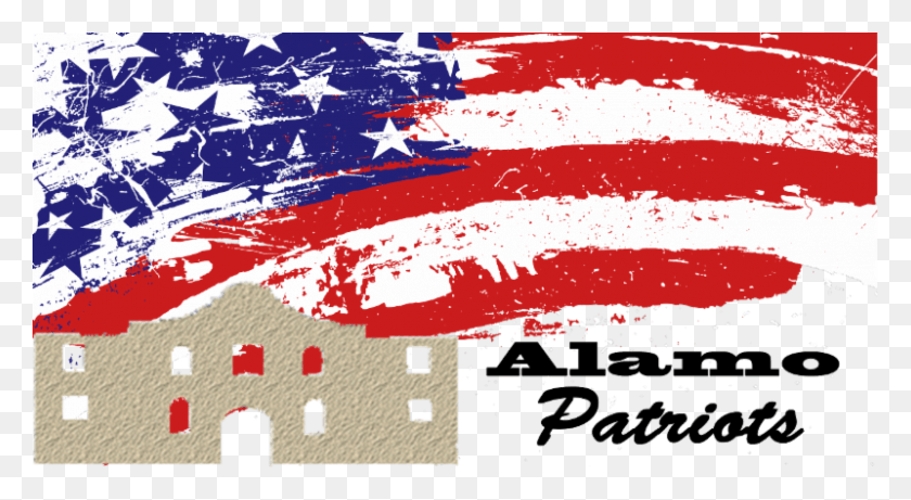 800x412 Alamo Patriots Logo American Flag Abstract Background, Flag, Symbol HD PNG Download