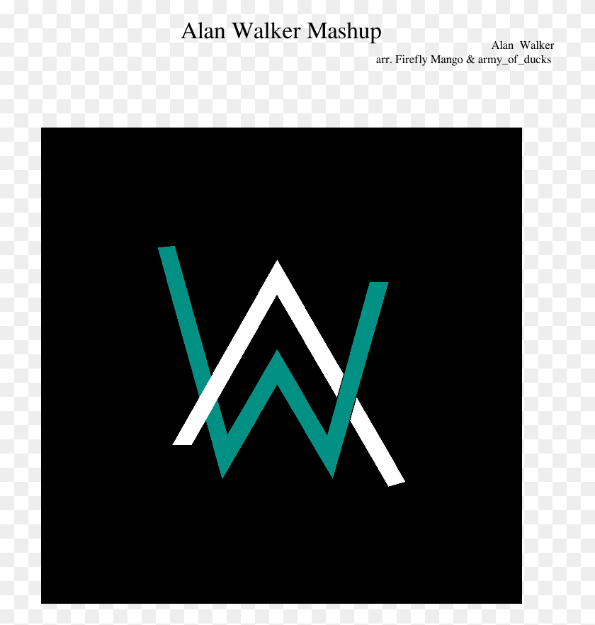 726x822 Alan Walker Logo Alan Walker Vs Coldplay Hymn For The Weekend, Symbol, Trademark, Arrow HD PNG Download