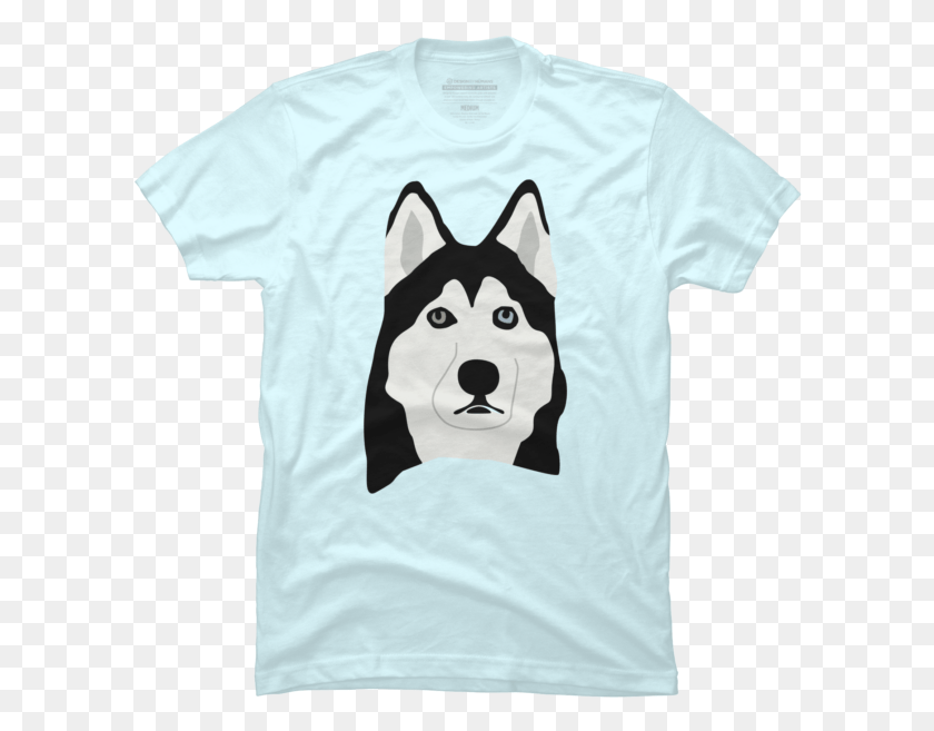 602x597 Alaskan Malamute Dog Haskey Alaskan Malamute, Clothing, Apparel, T-shirt HD PNG Download