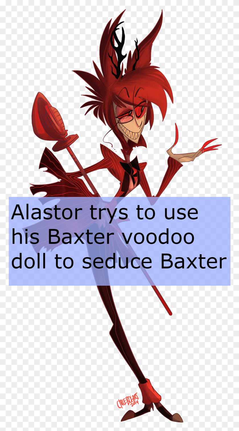 1004x1870 Alastor Trys To Use His Baxter Voodoo Doll To Seduce Alastor By Vivziepop, Person, Human, Hand HD PNG Download