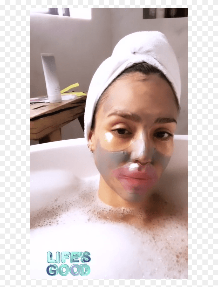 607x1046 Alba Masks Bath Girl, Face, Person, Human HD PNG Download