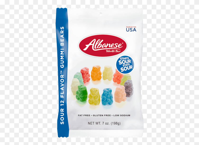 374x552 Albanese Sour Gummy Bears, Food, Jelly, Word HD PNG Download