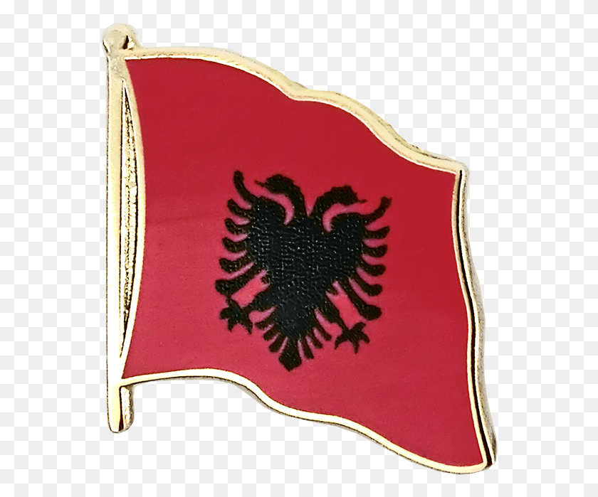 560x639 Albania Flag Lapel Pin Flag, Cushion, Rug, Passport HD PNG Download