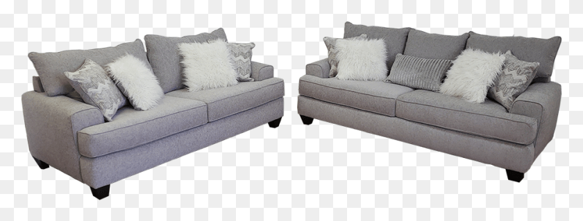 931x310 Albany Endurance Dove Sofa Amp Loveseat Studio Couch, Cushion, Pillow, Furniture HD PNG Download