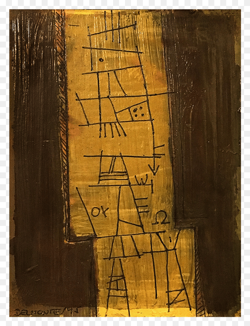 835x1111 Alberto Delmonte 1933 2006 Argentine Modernist Abstract Visual Arts, Text HD PNG Download