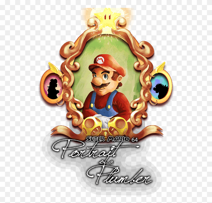 540x744 Album Logo Super Mario 64 Real, Person, Human, Poster HD PNG Download