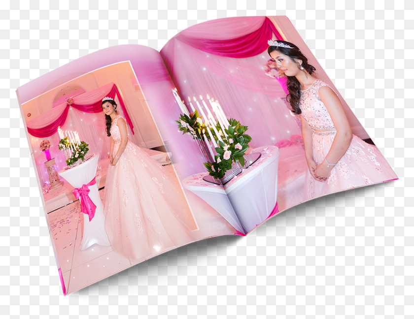 825x622 Album Magazine Design Rose, Clothing, Person, Figurine HD PNG Download