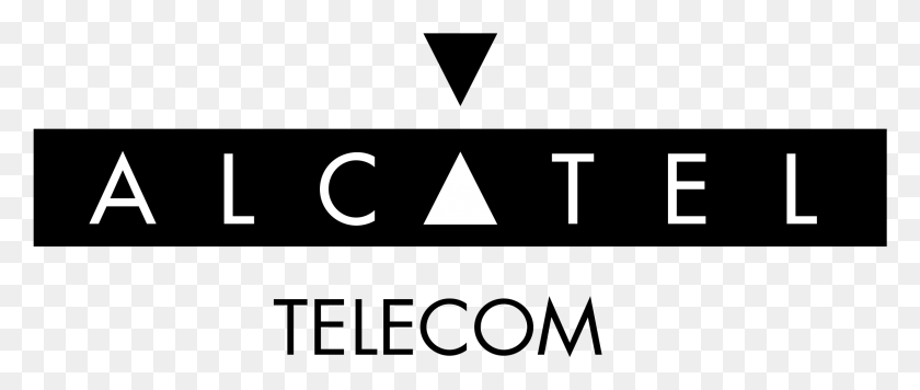 2191x833 Логотип Alcatel Telecom Прозрачная Статистическая Графика, Треугольник, Символ, Текст Hd Png Скачать