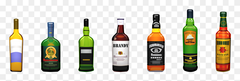 1162x335 Alcohol Bottles Whiskey Wine Scotch Glass Drink Butilki Alkogolya, Liquor, Beverage, Whisky HD PNG Download
