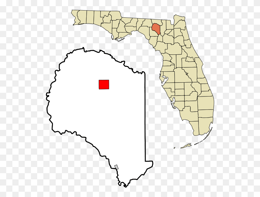 545x577 Alcohol Laws In Live Oak Florida County Florida, Map, Diagram, Plot HD PNG Download