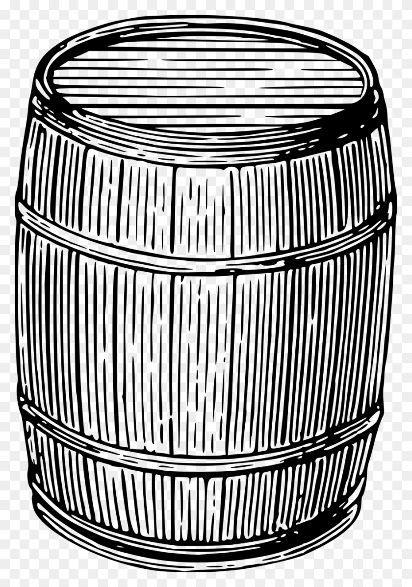 878x1280 Ale Barrel Beer Cask Container Image Barrel Coloring Page, Gray, World Of Warcraft HD PNG Download