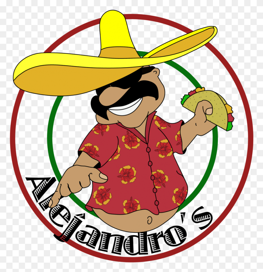 977x1015 Alejandros Tacos Alejandro39S Mexican Food Truck, Clothing, Apparel, Sombrero Hd Png