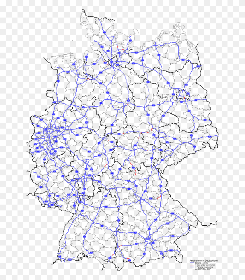 658x898 Алемания Carreteras Autobahnnetz Deutschland, Карта, Диаграмма, Участок Hd Png Скачать