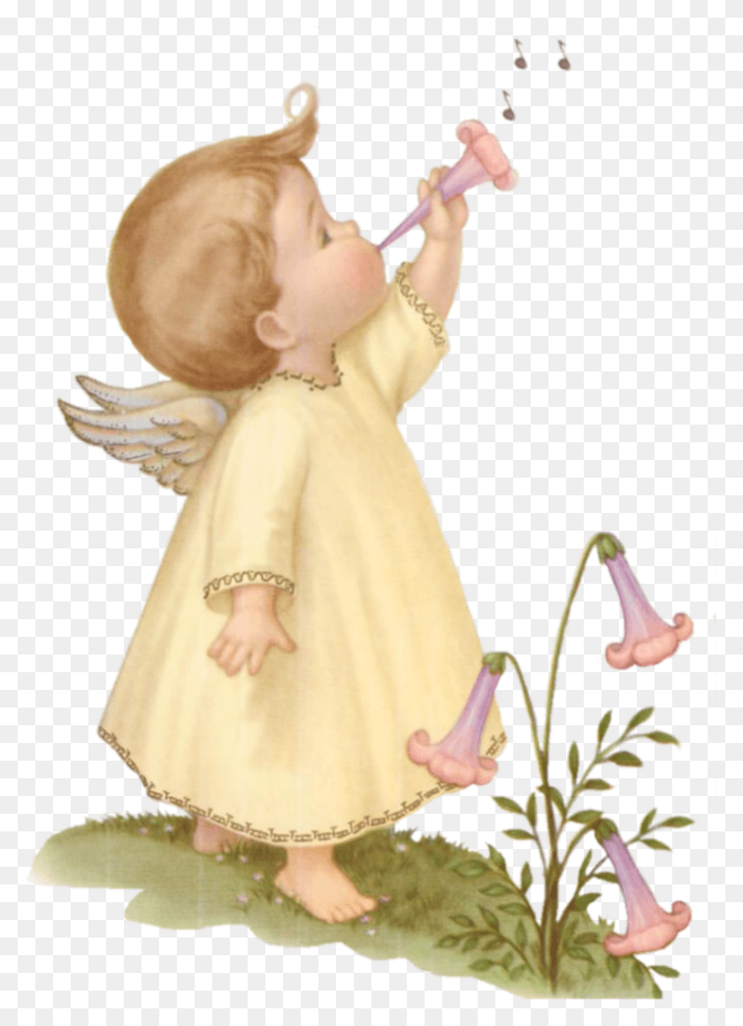 800x1129 Alenquerensis Sweet Easter Angels Angeles Angelito Trompeta, Figurine, Person, Human HD PNG Download