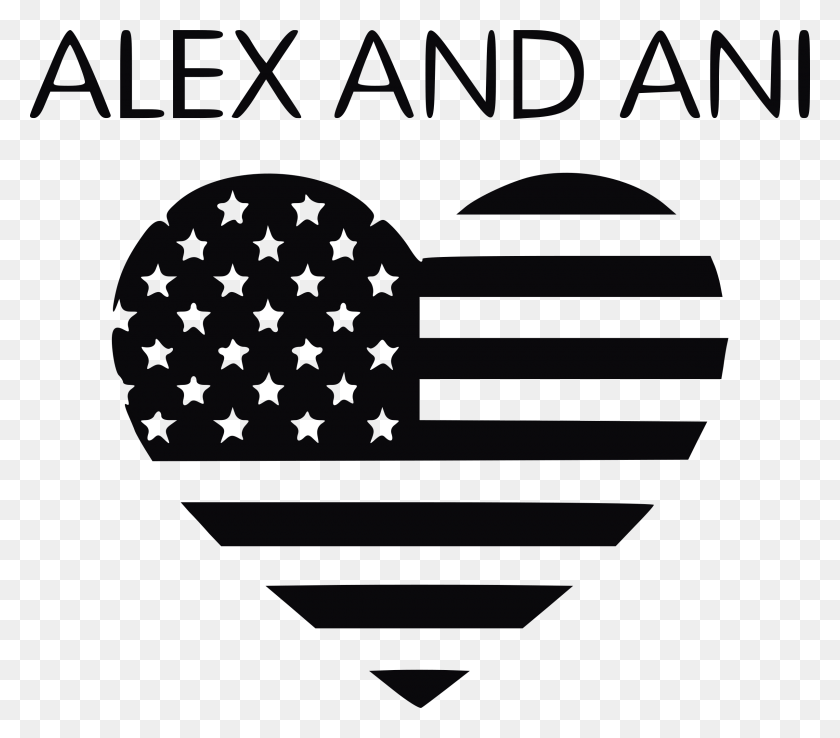 2400x2088 Alex And Ani Logo Transparent Clip Art Black And White American Flag, Staircase, Aircraft, Vehicle HD PNG Download