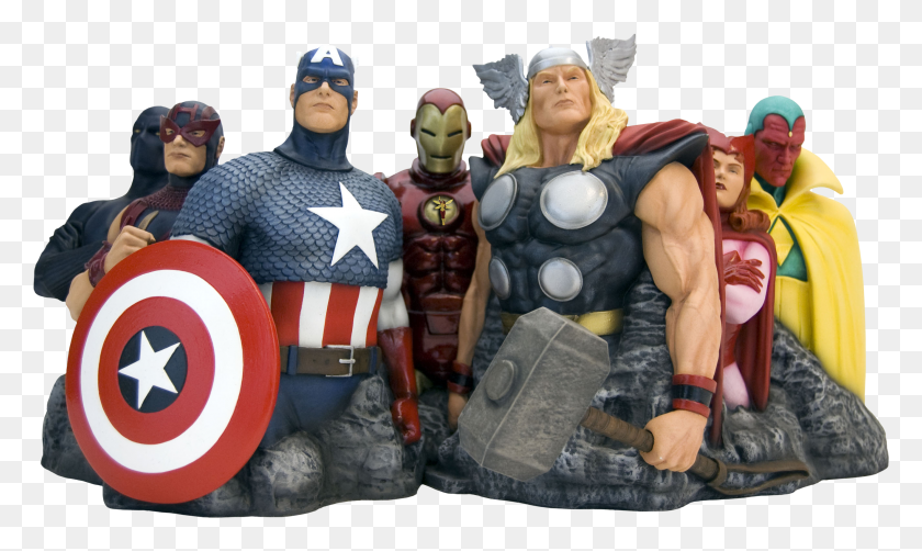2643x1501 Alex Ross Avengers Assemble Fine Art Statue Sideshow Avengers Assemble Statues HD PNG Download