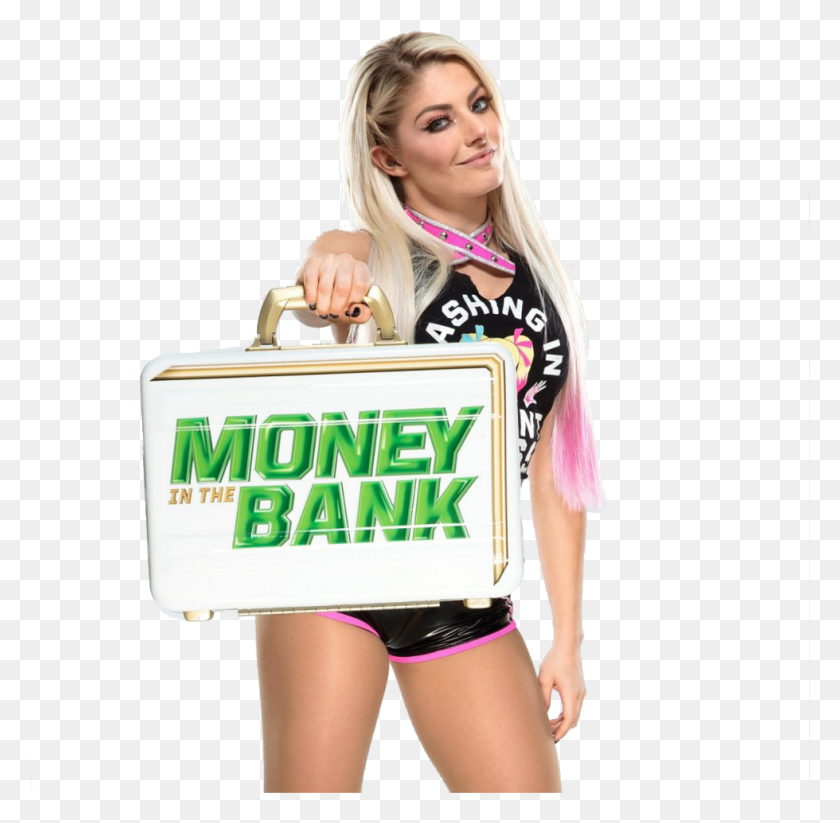 980x959 Alexa Bliss Miss Money In The Bank, Person, Human, Bag HD PNG Download