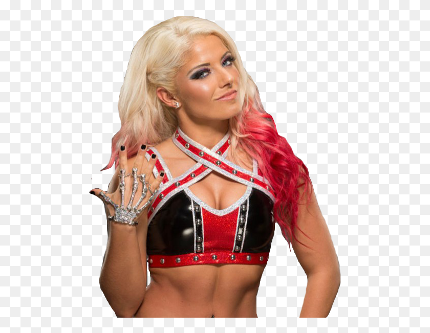 494x591 Alexa Bliss Render 1 By Blackrangers123 Alexa Bliss Red And Black, Person, Human, Clothing HD PNG Download