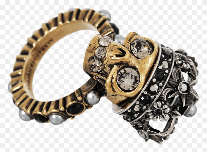 1120x801 Alexander Mcqueen Skull King Ring Bracelet, Accessories, Accessory, Jewelry HD PNG Download
