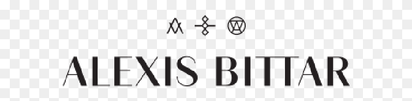 586x146 Alexis Bittar Logo, Number, Symbol, Text HD PNG Download