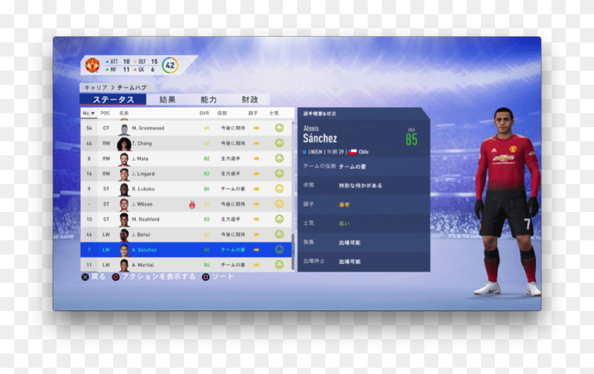 767x469 Alexis Snchez Fifa 19 Players Decline, Person, Human, Computer HD PNG Download