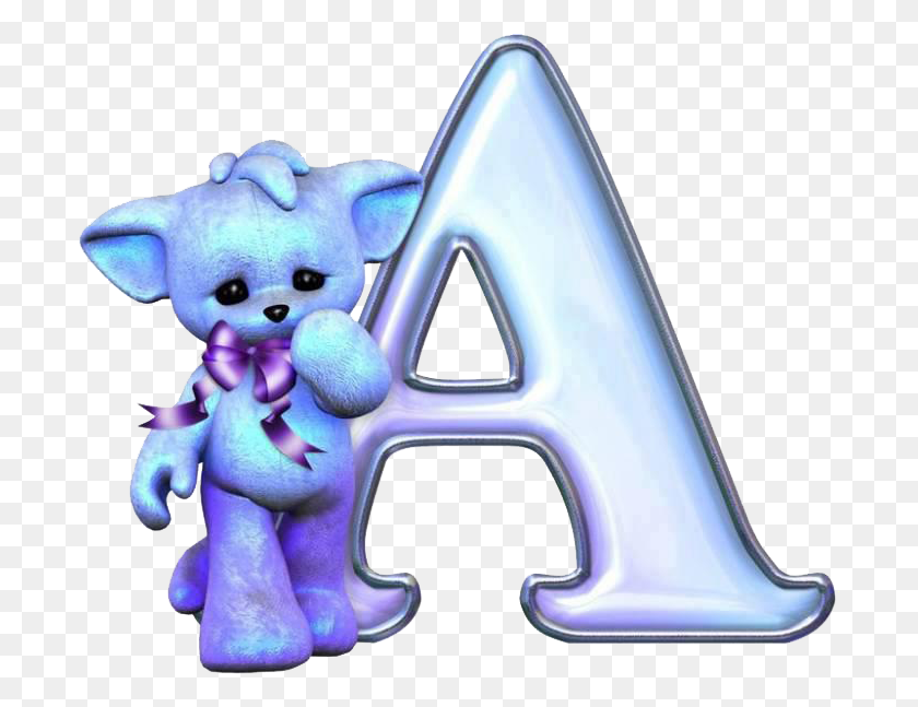 697x587 Alfabeto Azul Con Gatos Cartoon, Toy, Figurine, Triangle HD PNG Download