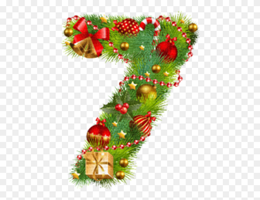 452x588 Alfabeto Diferente Abelhas Natal Contagem Regressiva Number Christmas, Ornament, Pattern, Plant HD PNG Download