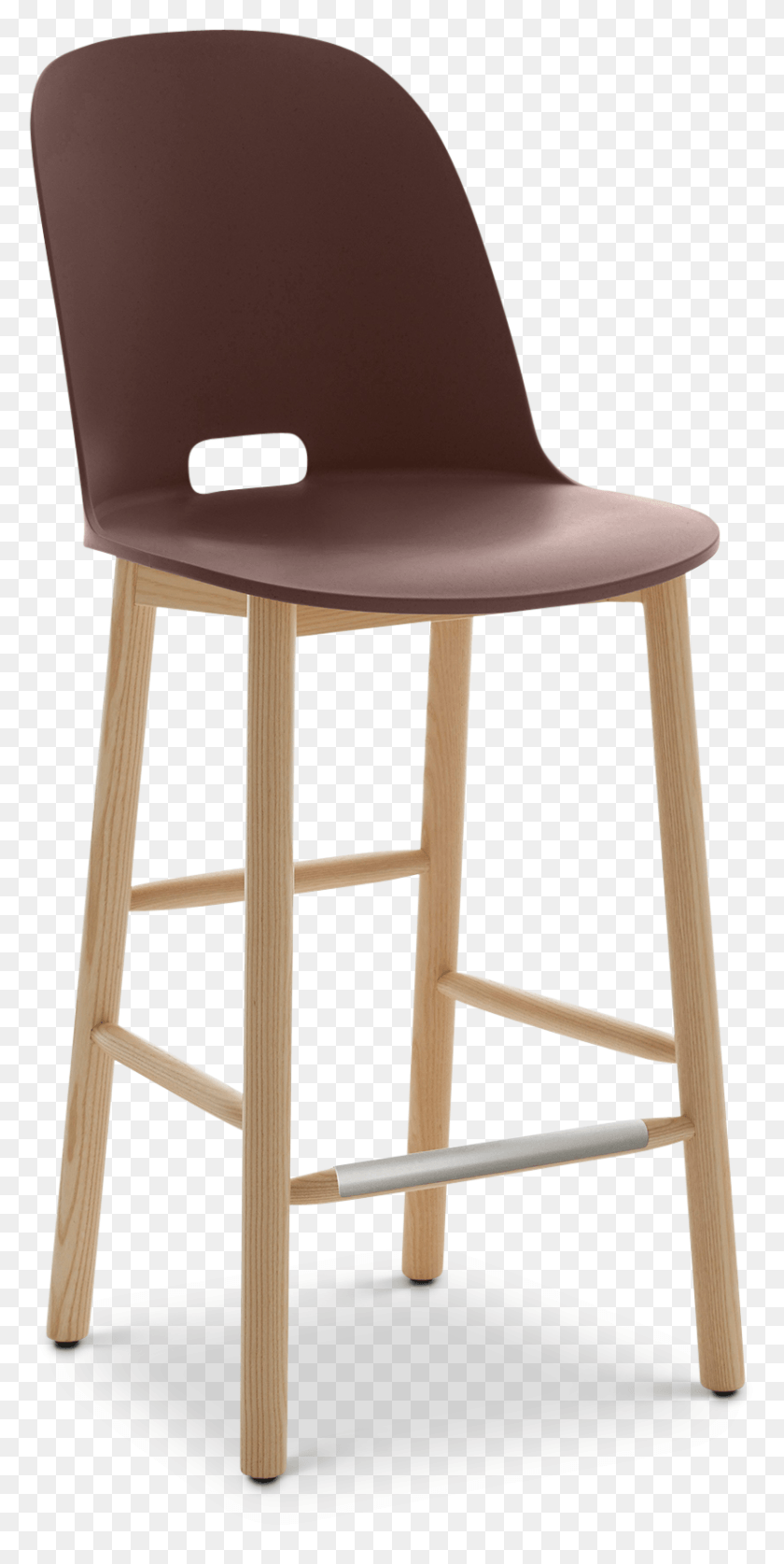 827x1713 Alfi Counter Stool High Back Brown Stool, Chair, Furniture, Bar Stool Descargar Hd Png