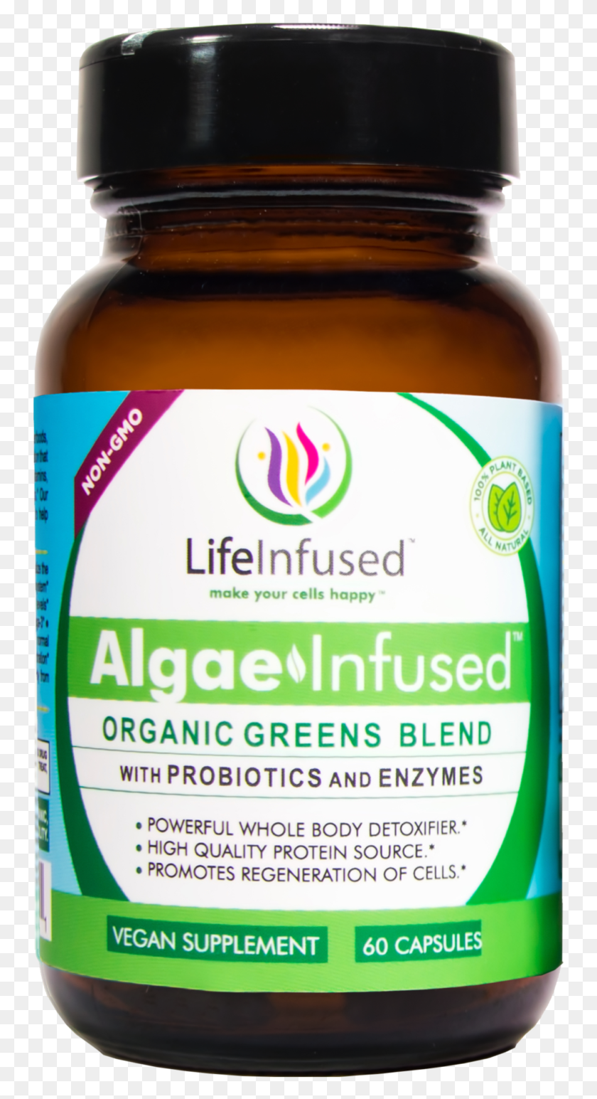 750x1485 Algae Natural Foods, Label, Text, Food HD PNG Download
