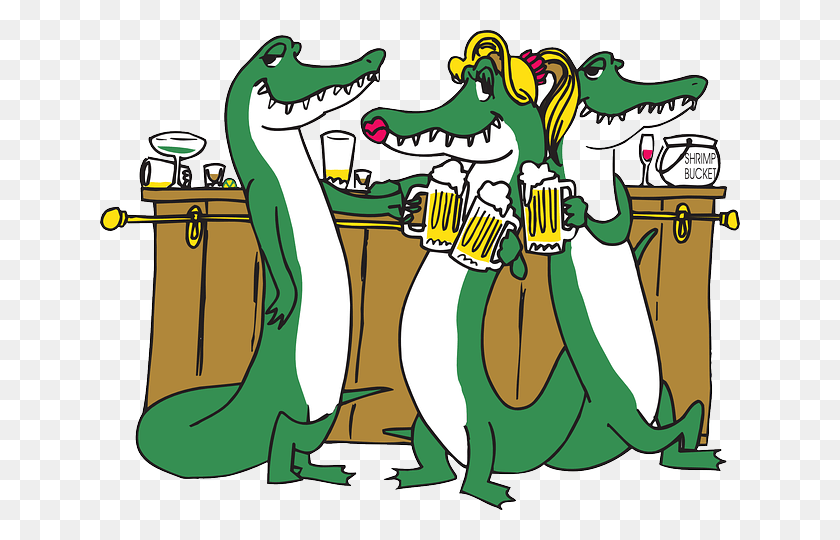 Alica Mckenna Johnson Alligators Drinking, Animal HD PNG Download download ...