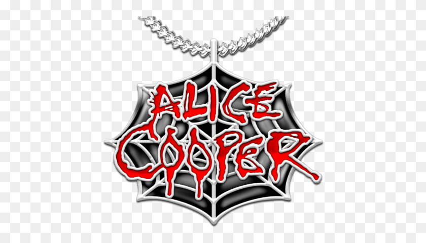 438x420 Descargar Png Alice Cooper Logo Collar Emblema, Colgante, Símbolo, Accesorios Hd Png