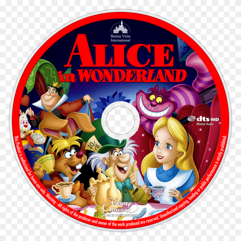 1000x1000 Alice In Wonderland Bluray Disc Image Alice In Wonderland Iphone, Disk, Dvd, Person HD PNG Download