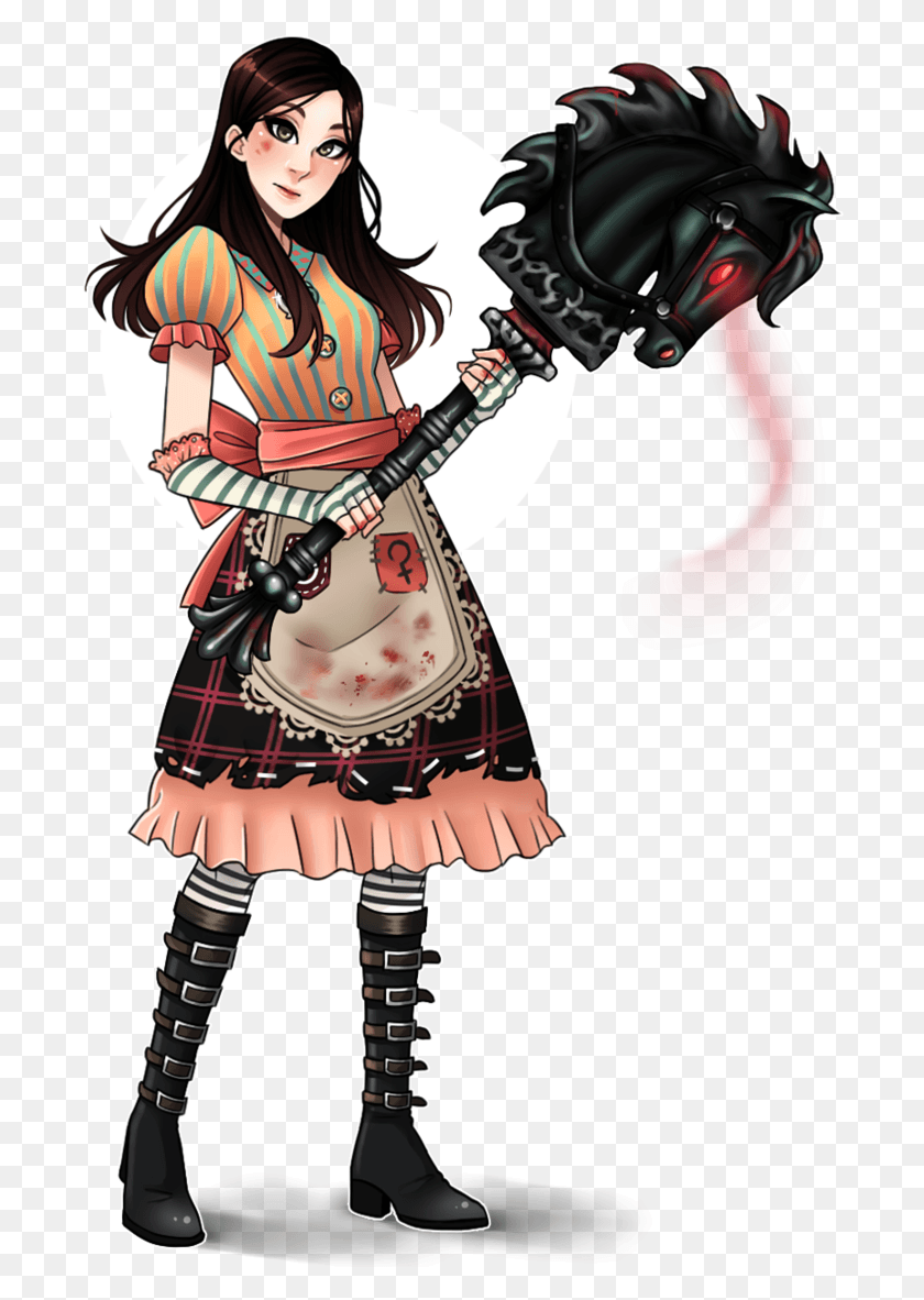 694x1122 Alice Madness Returns, Person, Human, Costume HD PNG Download