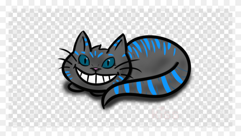 900x480 Alice Through The Looking Glass Cheshire Cat Clipart, Animal, Reptile, Snake HD PNG Download